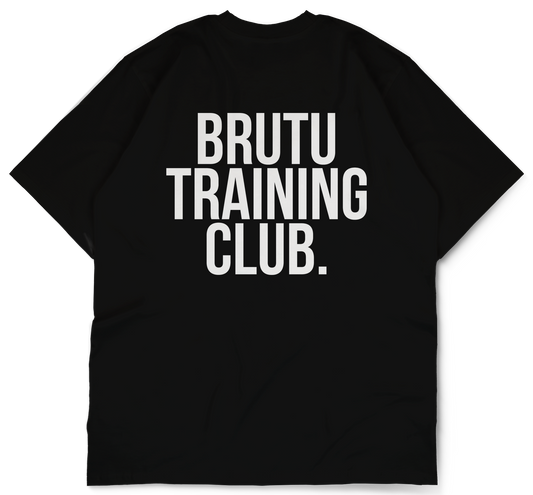 BRUTU TRAINING CLUB OVERSIZE TEE - BLACK
